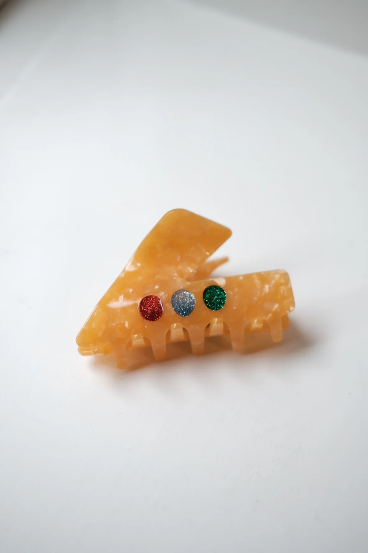 Hårklip • Stor • Claw • Orange