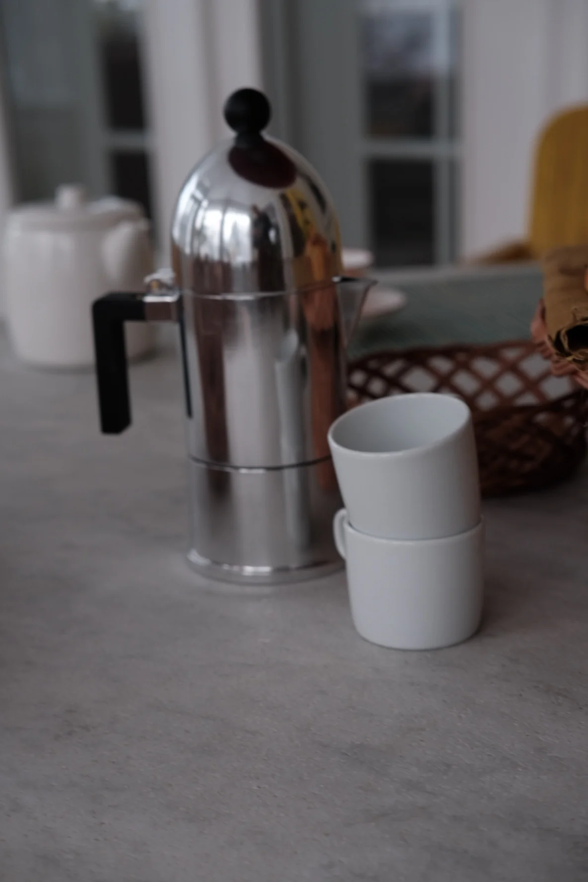 Espressokande • La Cupola • Alessi • 3 kopper • Sort - Image 2