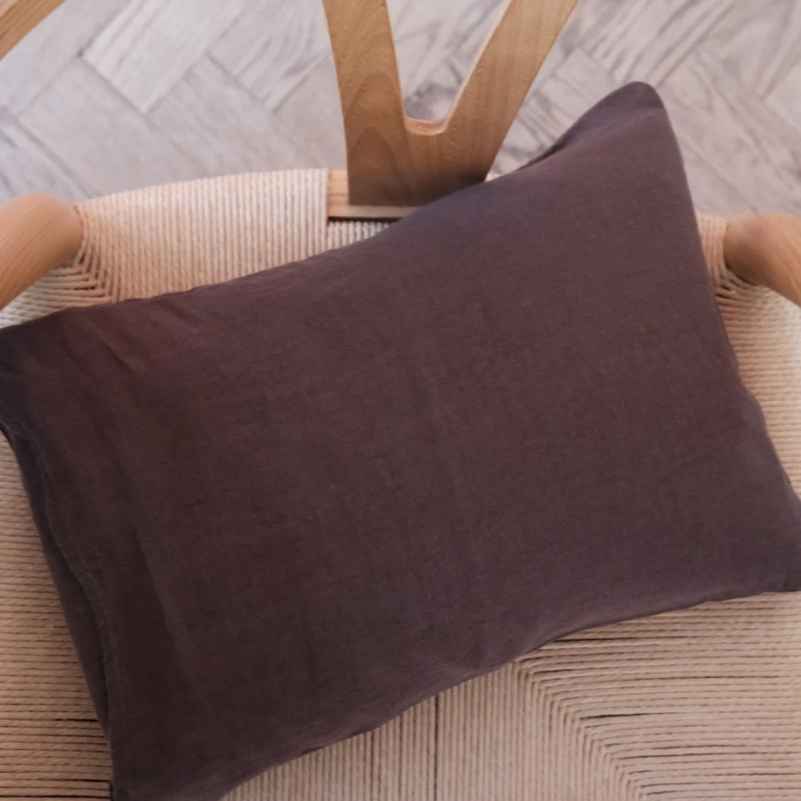 Pudevår • Hør • 30x40 • Marron Fonce • Brun