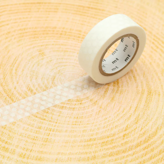 mt Masking Tape • Hvid Prik
