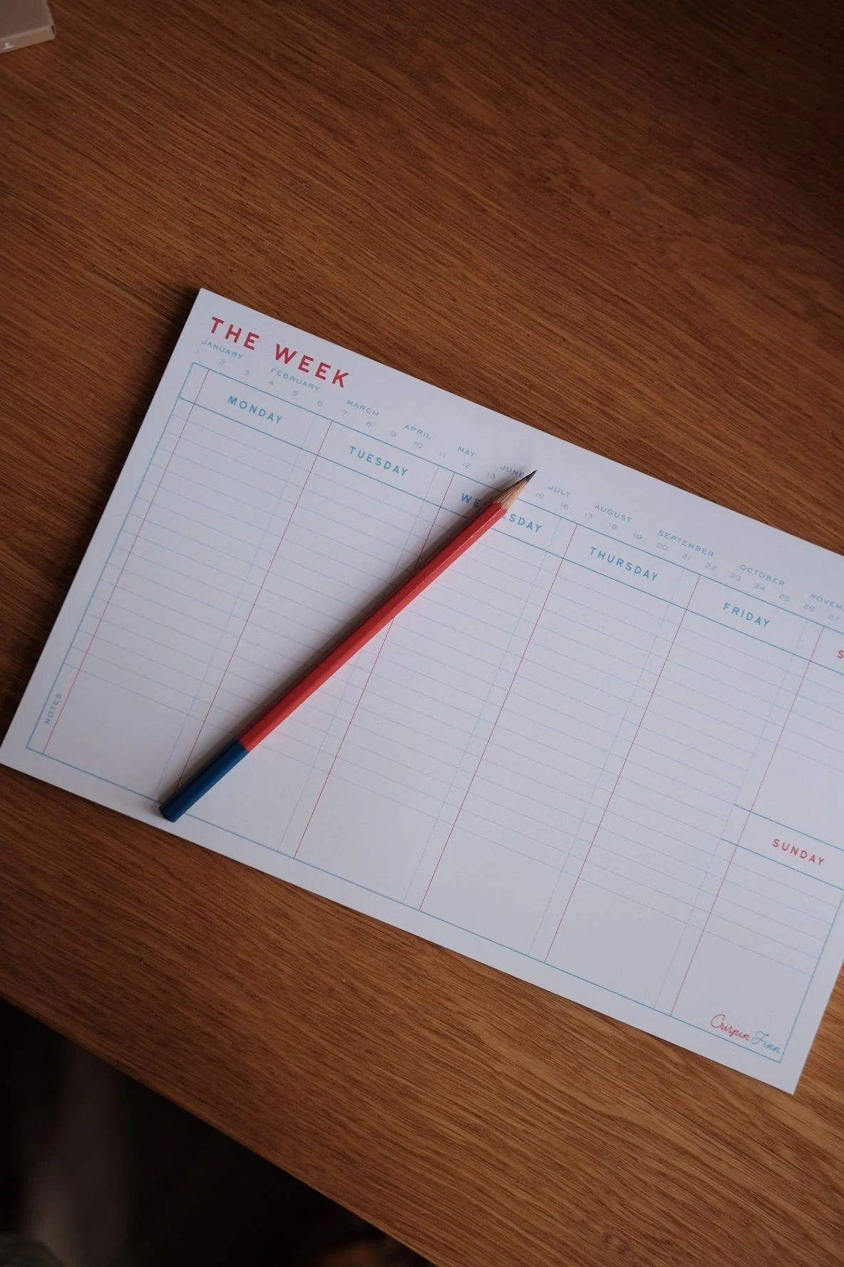 Notesbog • Kalender • 52 Uger