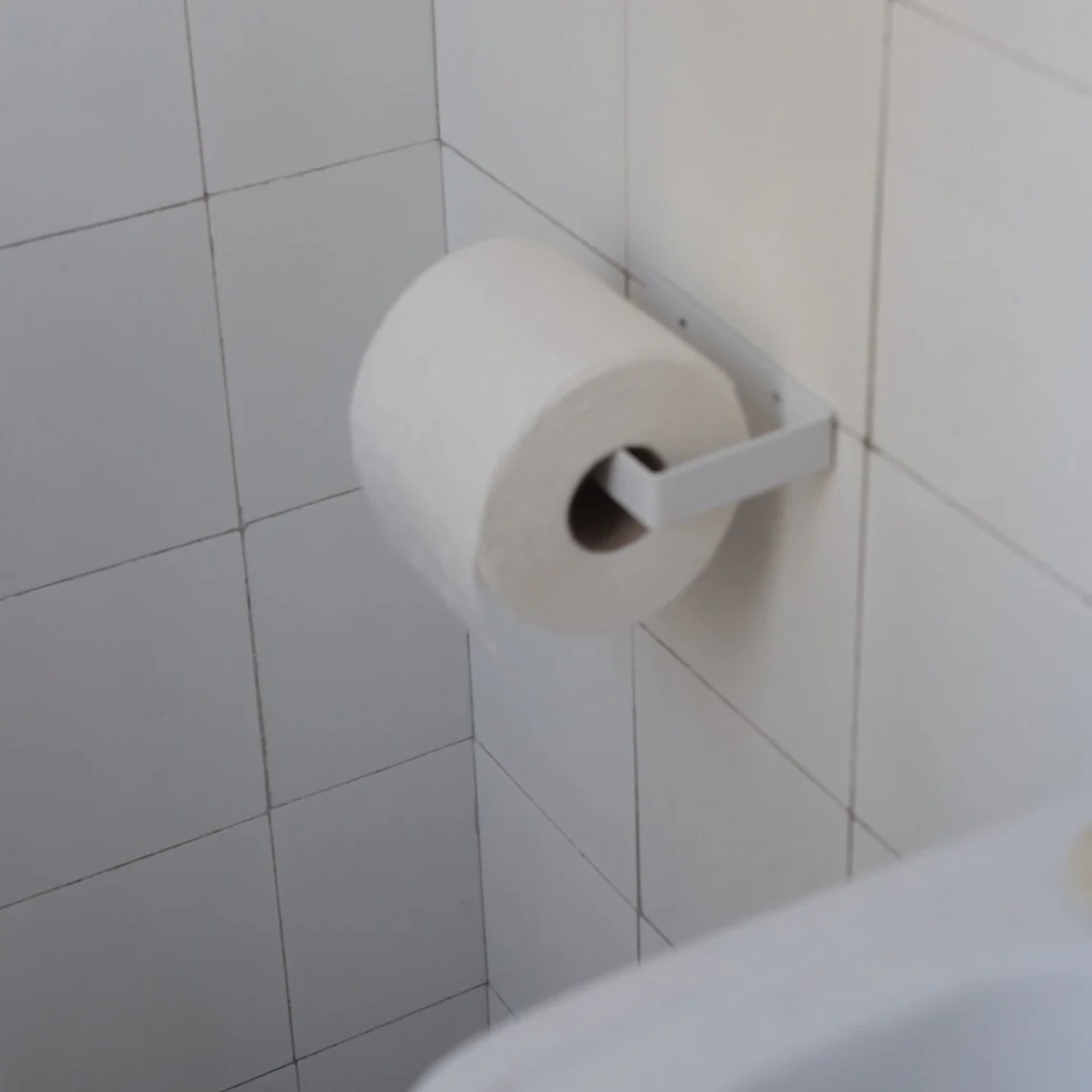 Toiletrulleholder • Metal • Hvid - Image 2